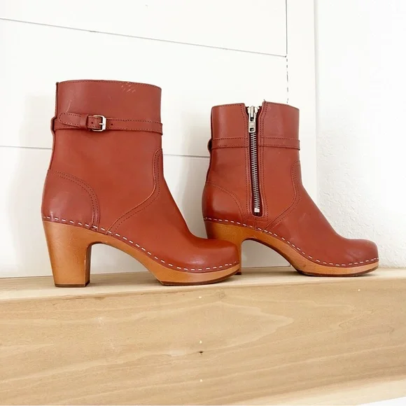 New Swedish Hasbeens New Jodhpur Boots Cognac